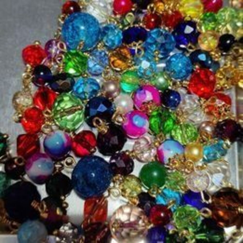 30 Crystal & Glass Jewels for crafts or jewelry making